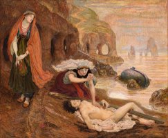 The Finding of Don Juan by Haidee by Ford Madox Brown