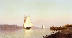 October on The Hudson by Francis Augustus Silva