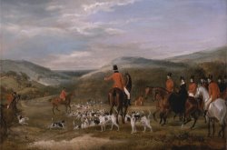 The Berkeley Hunt, 1842 The Meet by Francis Calcraft Turner