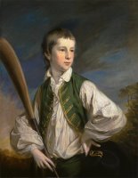 Charles Collyer As a Boy, with a Cricket Bat by Francis Cotes