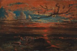 Sunset at Sea After a Storm by Francis Danby