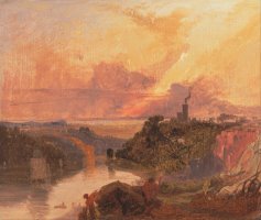 The Avon Gorge at Sunset by Francis Danby