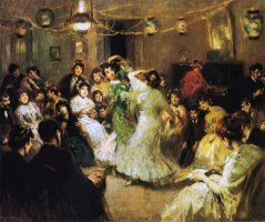 A Flamenco Party at Home by Francis Luis Mora