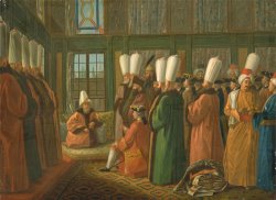 The Grand Vizier Giving Audience to The English Ambassador by Francis Smith