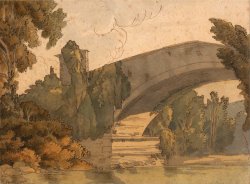 A Bridge Between Florence And Bologna by Francis Swaine