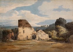 Dunkerswell Abbey, August 20, 1783 by Francis Swaine