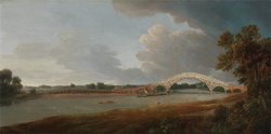 Old Walton Bridge by Francis Swaine