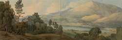 View of Lake Coniston, Lancashire by Francis Swaine