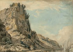 St. Vincent's Rock, Clifton, Bristol with Hotwell's Spring House in The Distance by Francis Wheatley