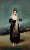 Portrait of The Marquesa De Santiago by Francisco De Goya