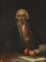 Retrato De Juan De Villanueva by Francisco De Goya