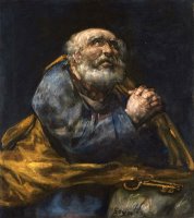 The Repentant St. Peter by Francisco De Goya