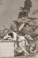 The Sleep of Reason Produces Monsters (no. 43), From Los Caprichos by Francisco De Goya