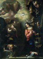 Annunciation by Francisco De Solis