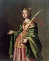 Saint Elizabeth of Thuringia by Francisco de Zurbaran