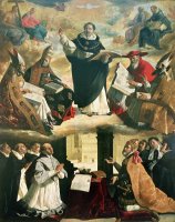 The Apotheosis of Saint Thomas Aquinas by Francisco de Zurbaran