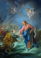Saint Peter Invited to Walk on the Water by Francois Boucher