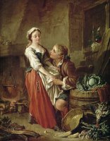 The Beautiful Kitchen Maid by Francois Boucher