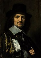 Portrait of Painter Jan Asselyn ( ) by Frans Hals