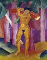 The Tree Porter by Franz Marc