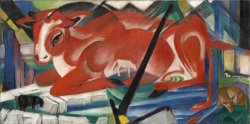 The World Cow by Franz Marc