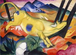 Yellow Cow by Franz Marc