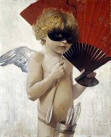 Cupid at The Masked Ball by Franz Von Stuck