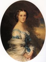 Melanie De Bussiere, Comtesse Edmond De Pourtales by Franz Xavier Winterhalter