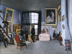 Bazille's Studio by Frederic Bazille