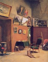 Studio in The Rue De Furstenberg by Frederic Bazille