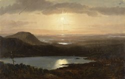 Eagle Lake Viewed From Cadillac Mountain, Mount Desert Island, Maine by Frederic Edwin Church