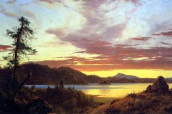 Frederic Edwin Church a Sunset by Frederic Edwin Church