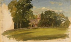 House in Hudson, New York by Frederic Edwin Church