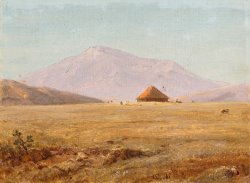 Mountain Plateau with Hut by Frederic Edwin Church