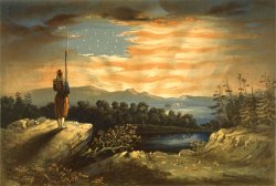 Our Heaven Born Banner by Frederic Edwin Church