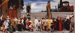 Cimabue's Madonna Carried in Procession 2 by Frederic Leighton