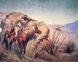 Apache Ambush by Frederic Remington