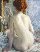 Reflections (marcelle) by Frederick Carl Frieseke