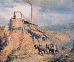 The Old Stone Crusher (the Quarry) by Frederick Mccubbin