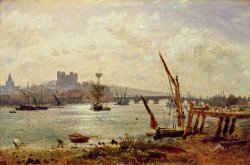 Rochester Cathedral and Castle by Frederick Nash