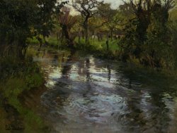 On The Banks by Fritz Thaulow