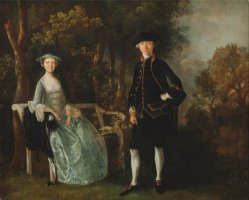 Lady Lloyd And Her Son, Richard Savage Lloyd, of Hintlesham Hall, Suffolk by Gainsborough, Thomas