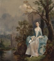 Portrait of a Woman by Gainsborough, Thomas