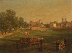 A Western View of Part of Westminster And Bird Cage Walk Taken From The Mill House..., by George Arnald