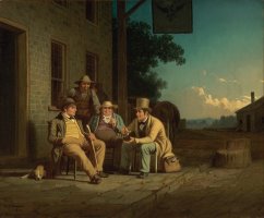 Canvassing for a Vote by George Caleb Bingham