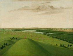 Fort Union, Mouth of The Yellowstone River, 2000 Miles Above St. Louis by George Catlin