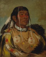 Sha Co Pay, The Six, Chief of The Plains Ojibwa by George Catlin