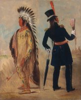 Wi Jun Jon, Pigeon's Egg Head (the Light) Going to And Returning From Washington by George Catlin