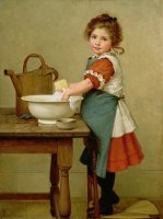 This Is the Way We Wash Our Clothes by George Dunlop Leslie
