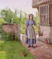 The Young Milkmaid by George Goodwin Kilburne